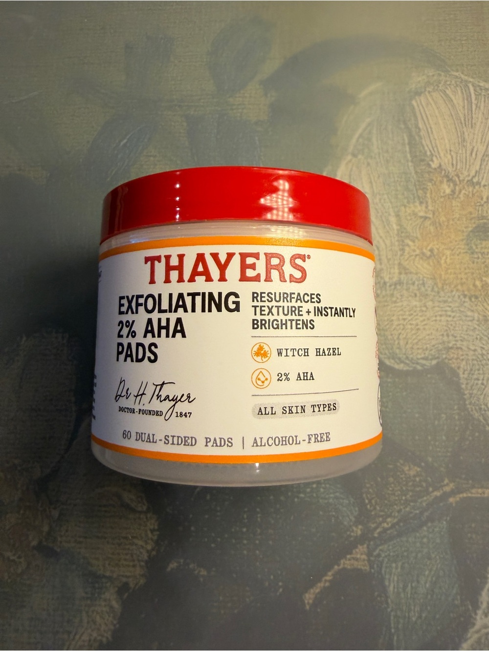 Thayers Exfoliating 2% AHA Pads 60 pieces